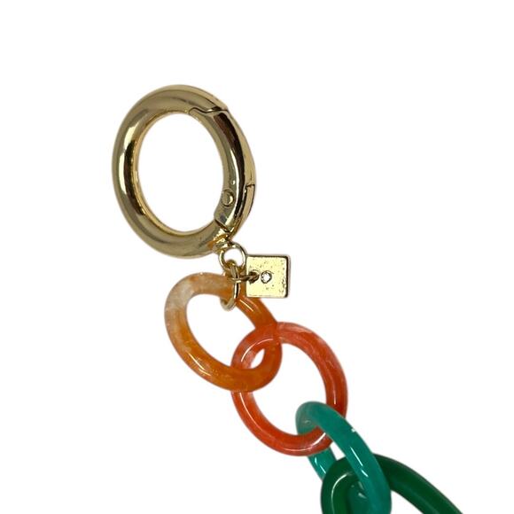 Open Edit Multicolor Link Necklace & Earrings Set NWT - Picture 4 of 8